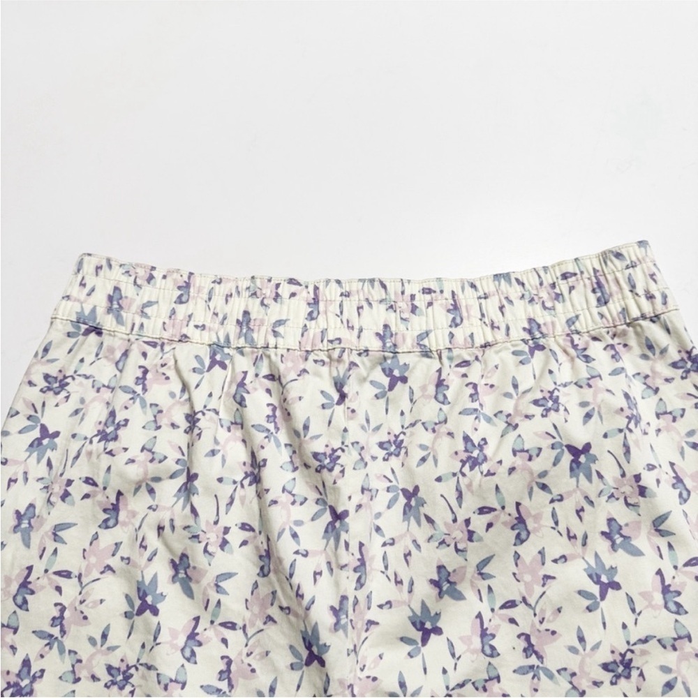 Jachs Girlfriend High Waist Purple and White & Lavender Floral Summer Shorts - Picture 6 of 9